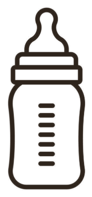 Baby bottle icon